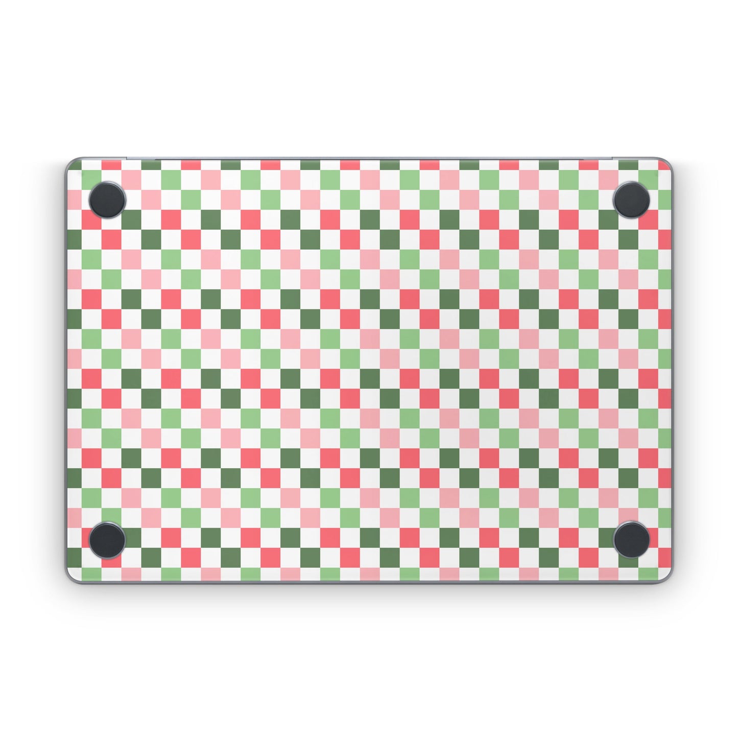 Christmas Checkers - Apple MacBook Skin