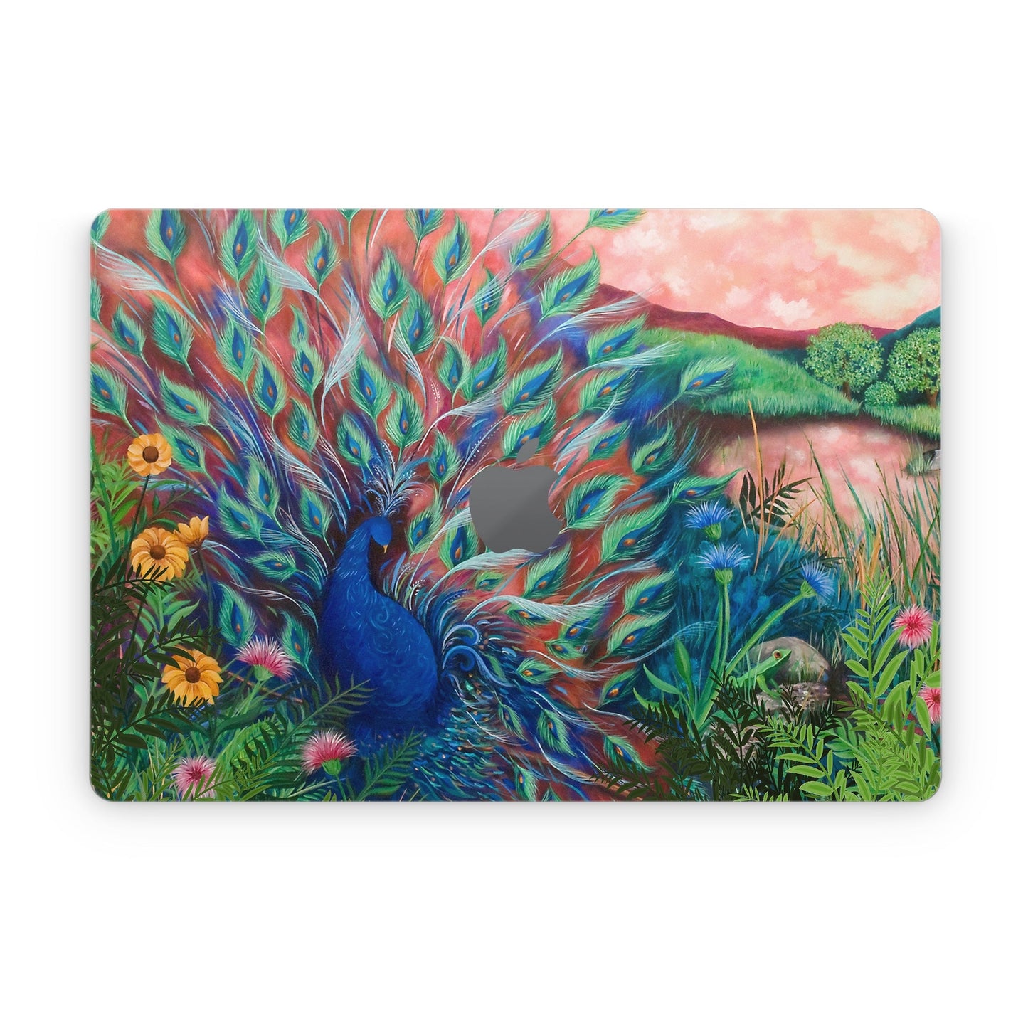 Coral Peacock - Apple MacBook Skin