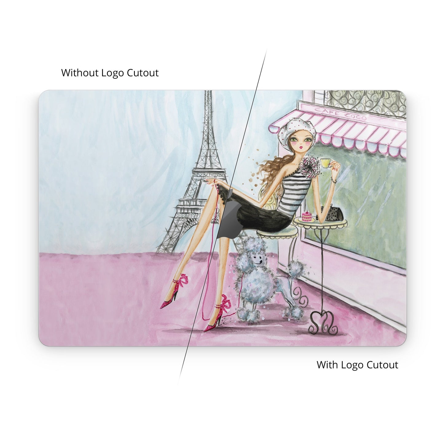 Cafe Paris - Apple MacBook Skin
