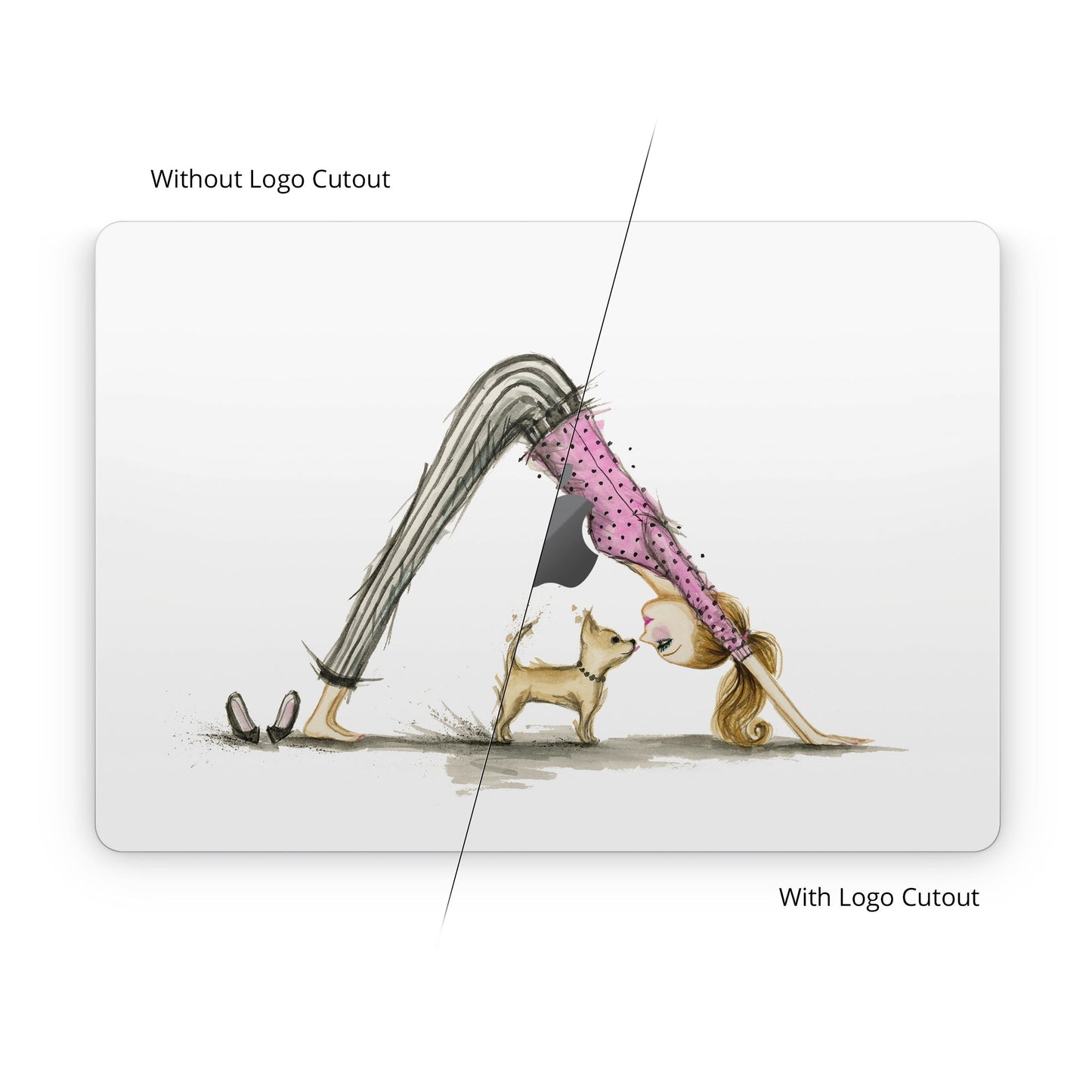 Downward Dog - Apple MacBook Skin