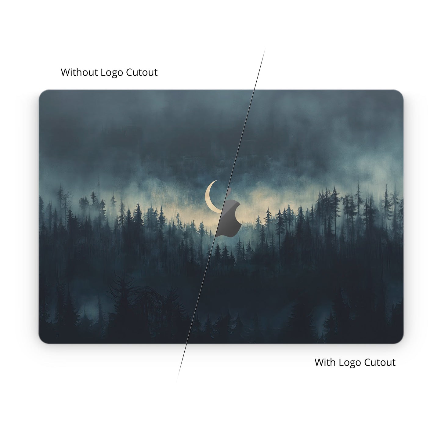 The Moon - Apple MacBook Skin