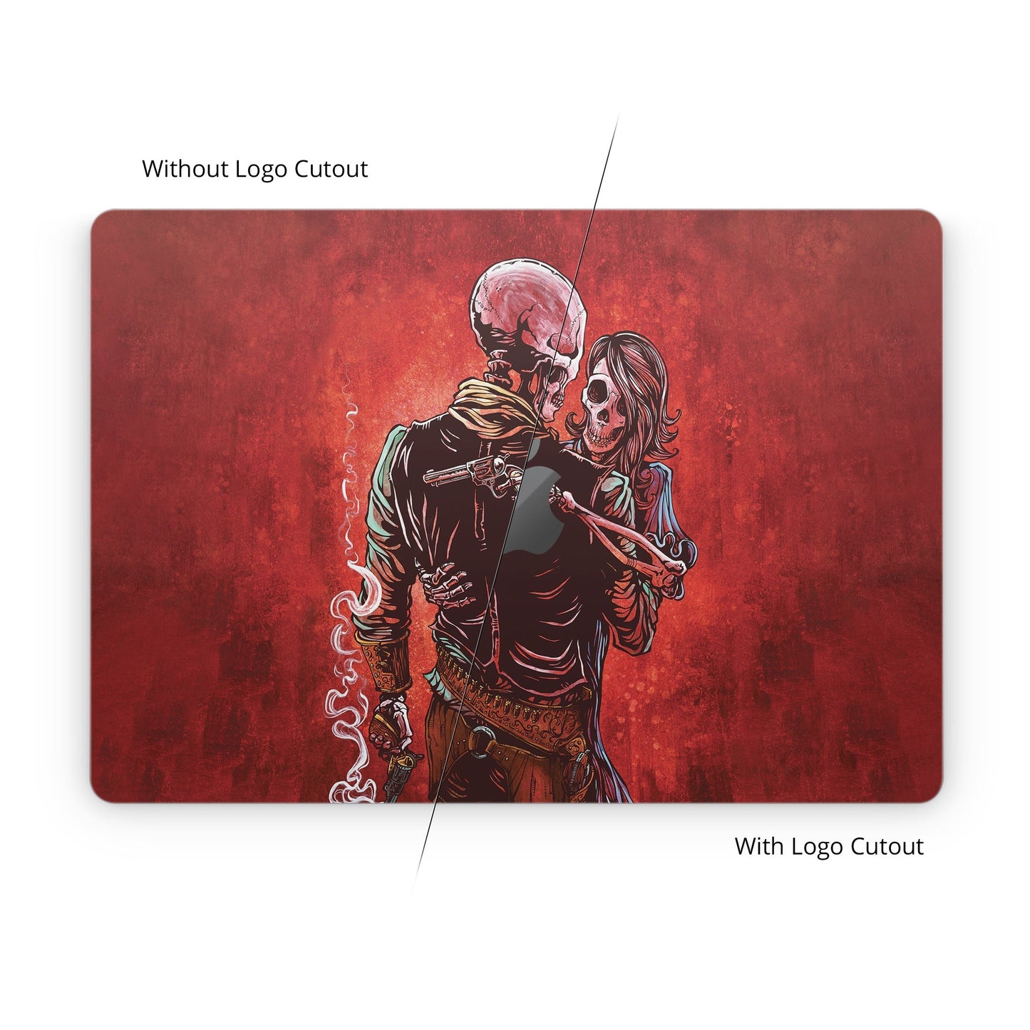Love, Trust, and a Revolver - Apple MacBook Skin