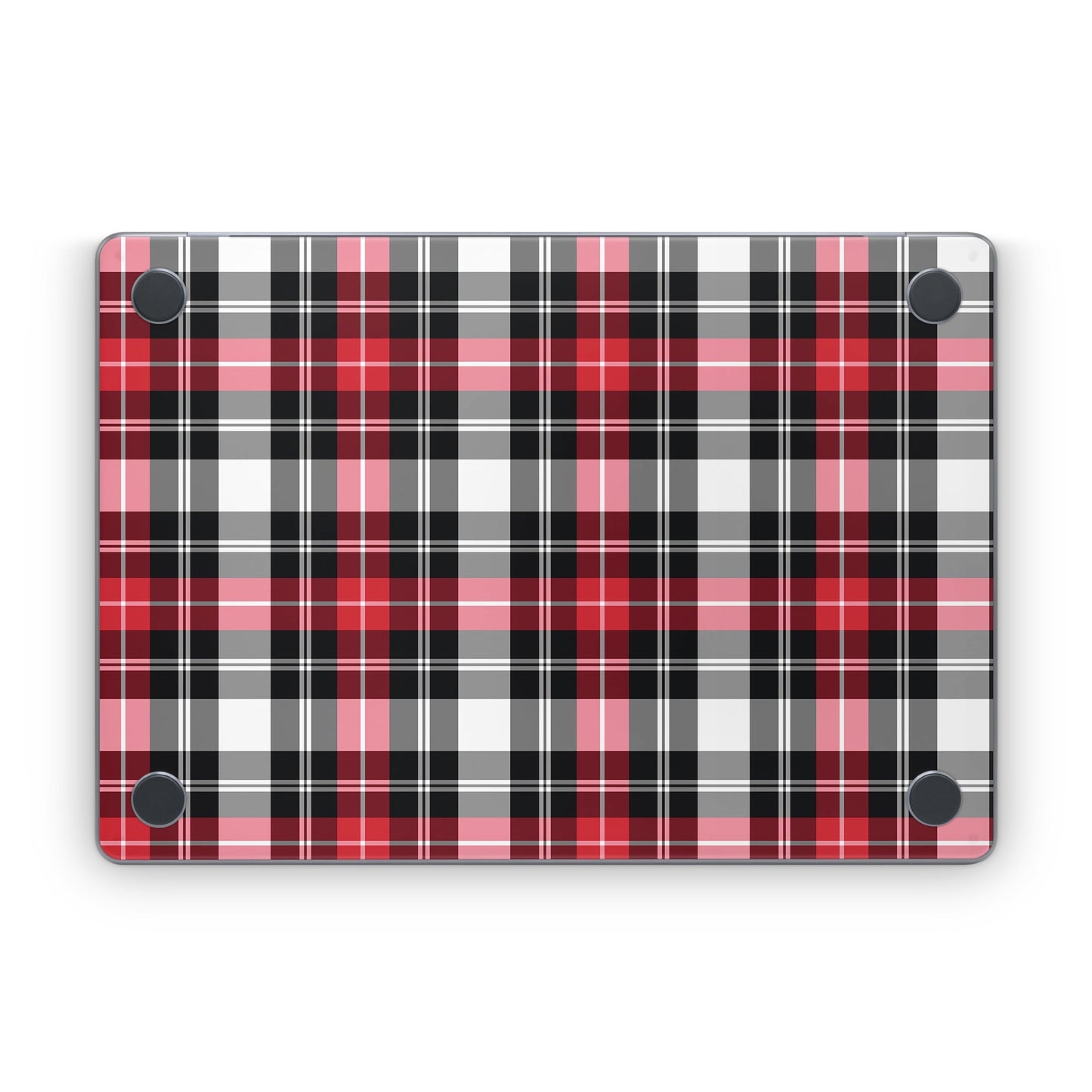 Red Plaid - Apple MacBook Skin