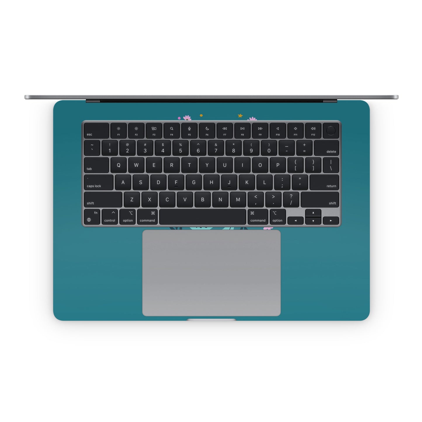 Snake and Flowers - Apple MacBook Skin