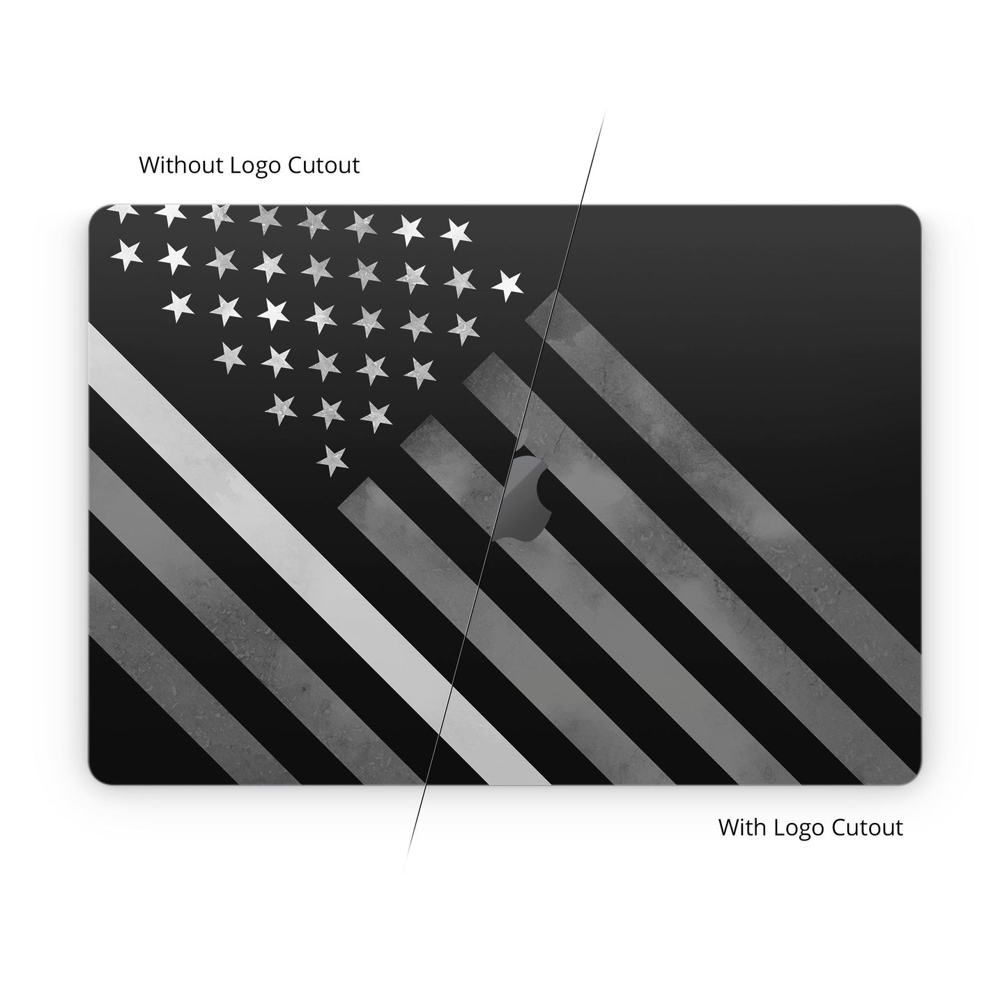 Thin White Line Hero - Apple MacBook Skin