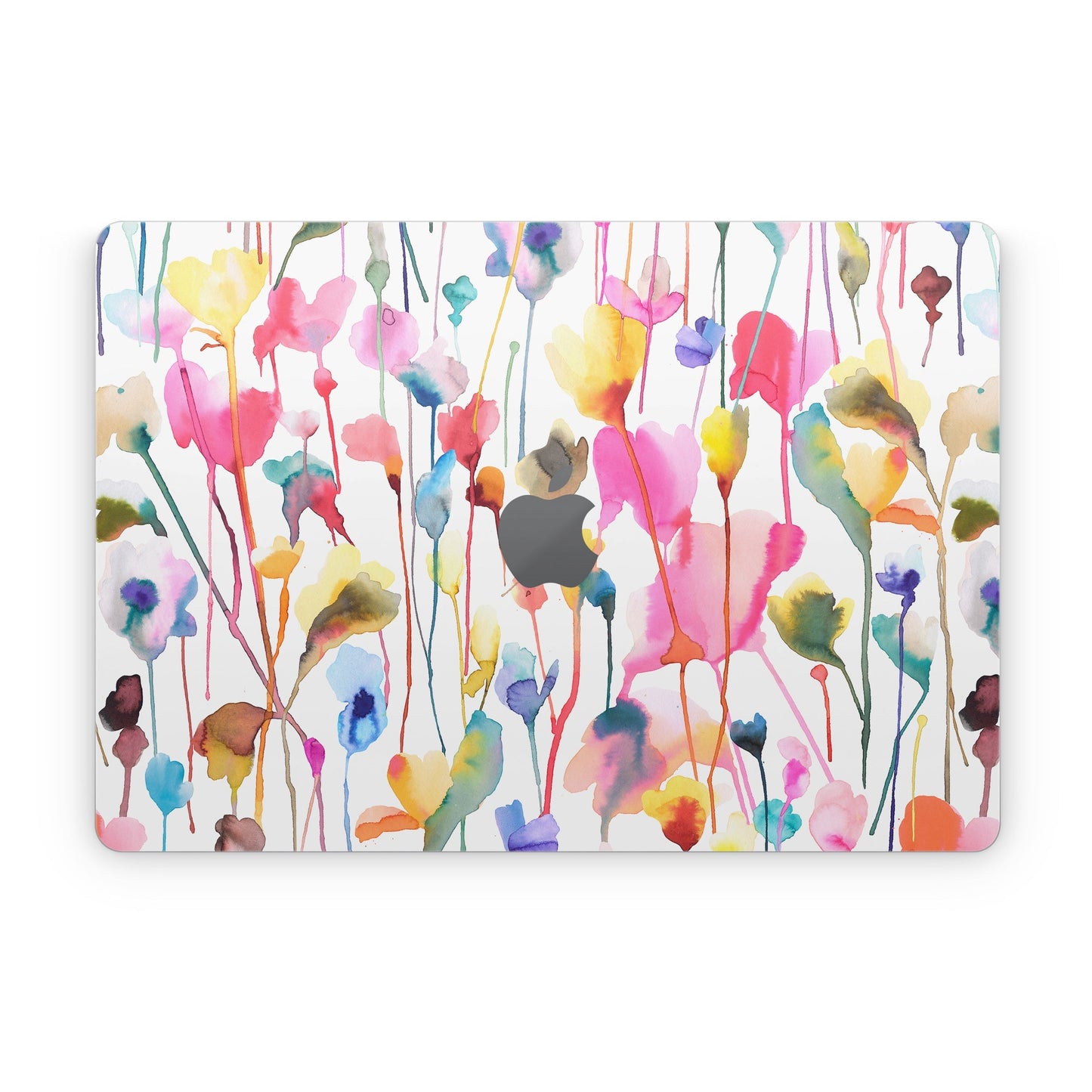 Watercolor Wild Flowers - Apple MacBook Skin