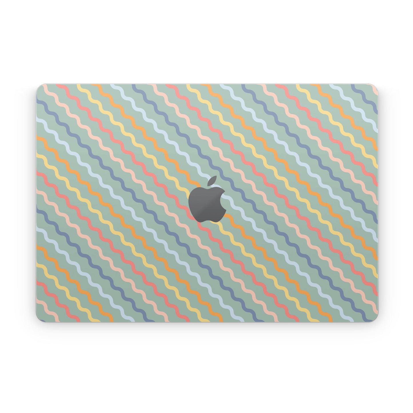 Wavy Diagonal Lines - Apple MacBook Skin