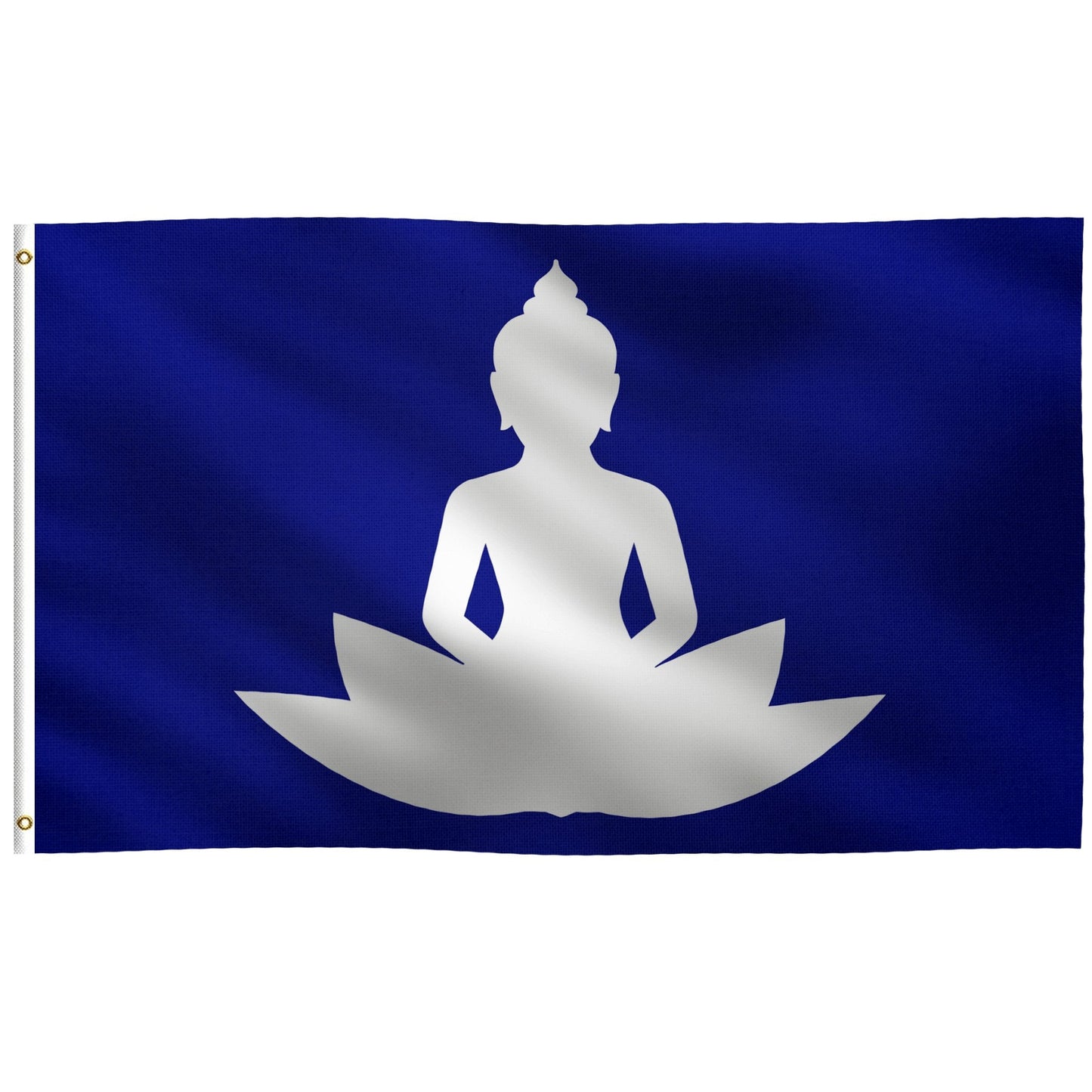 Lotus Meditation Flag