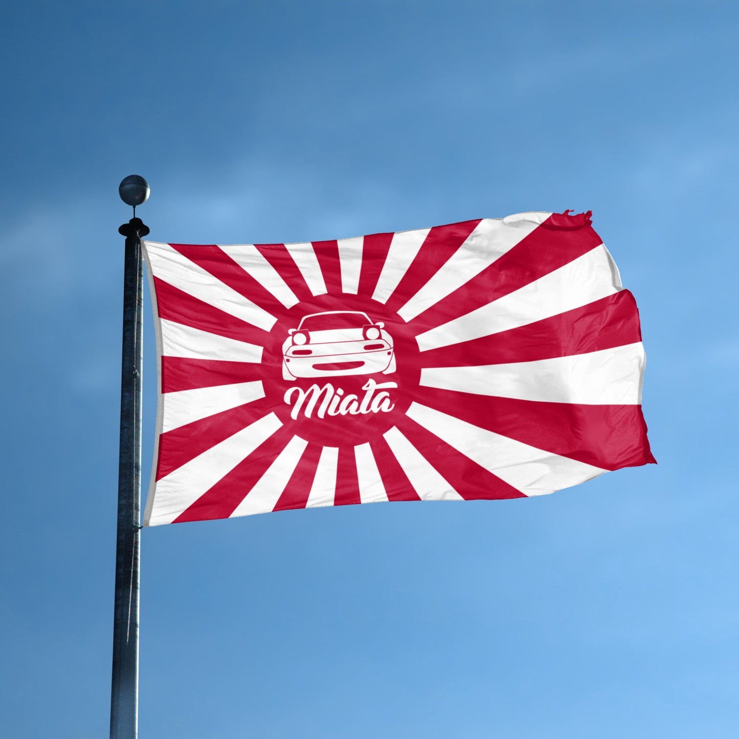 Miata Japanese Rising Sun Flag