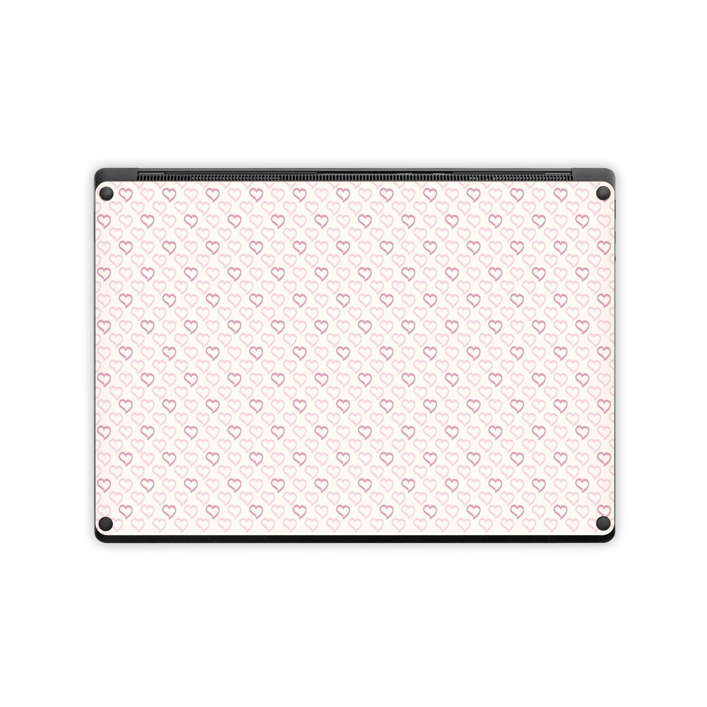 Patterned Hearts - Microsoft Surface Laptop Skin