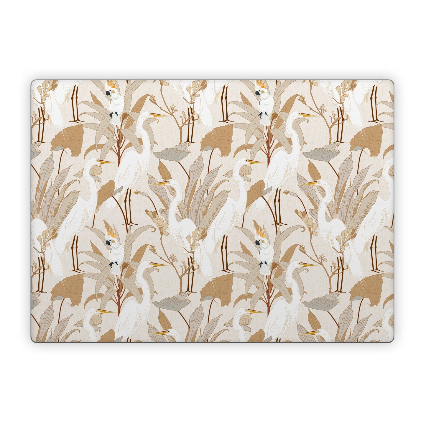 White Cranes Cockatoo - Microsoft Surface Laptop Skin