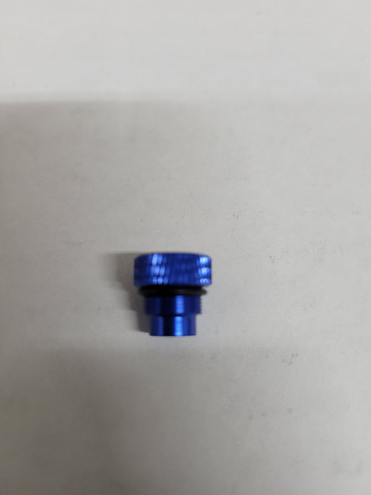 AiM Sports Mychron 5 Blue Anodized Port Plug - O-Ring Seal - All Classes
