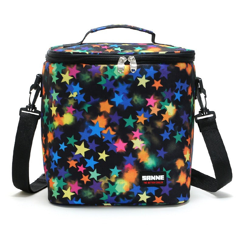 New thermal insulation bag outdoor large capacity picnic ice bag Oxford cloth portable lunch bag PVC