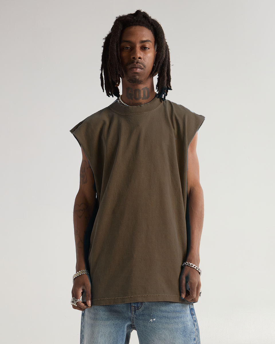 7.5oz Garment Dye Muscle Tee