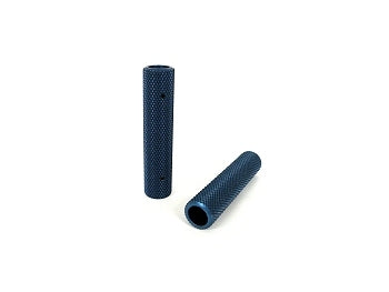 Kart Master 1/2-Inch Aluminum Pedal Grips - Blue Anodized Pair - Universal Fit