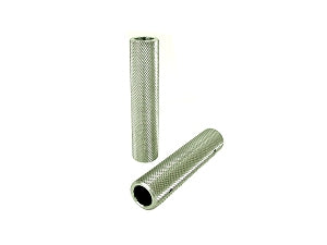 Kart Master KMPG12S 1/2-Inch Aluminum Pedal Grips - Silver Pair - Universal Racing Class