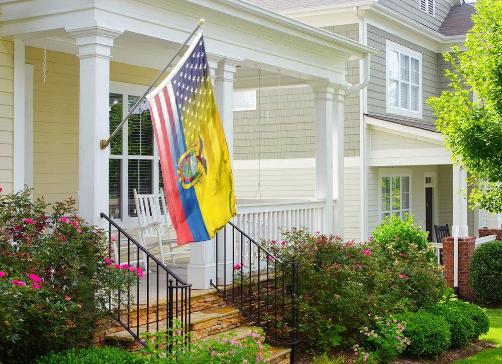 Ecuadorian American Hybrid Flag