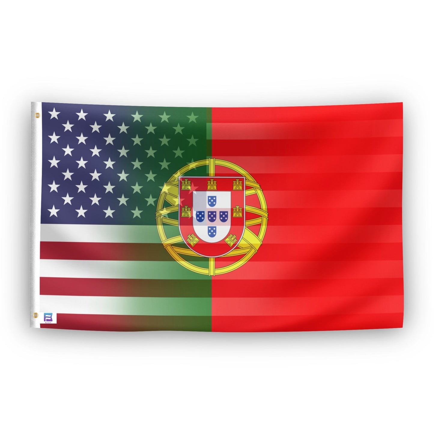 Portuguese American Hybrid Flag
