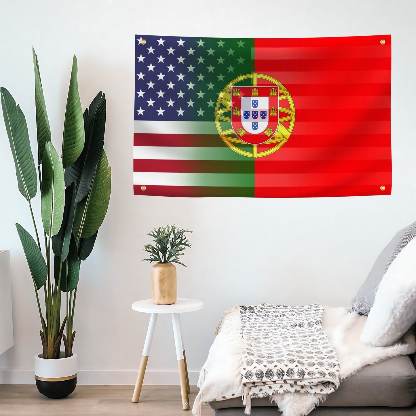 Portuguese American Hybrid Flag