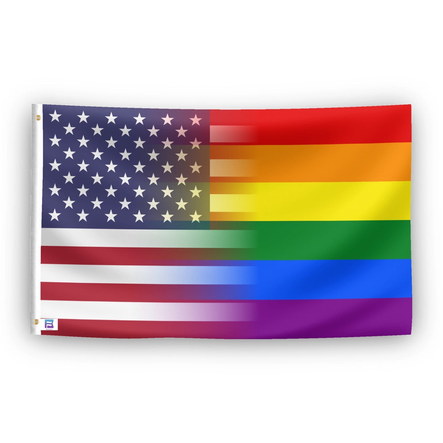 Pride & American Blended Flag