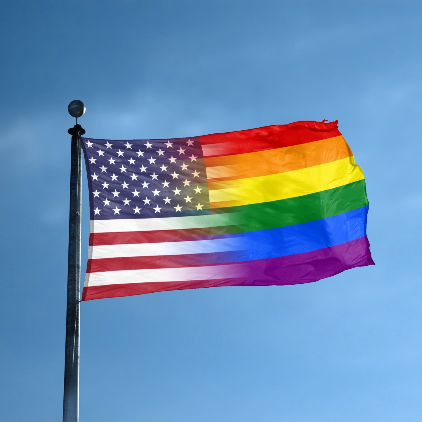 Pride & American Blended Flag