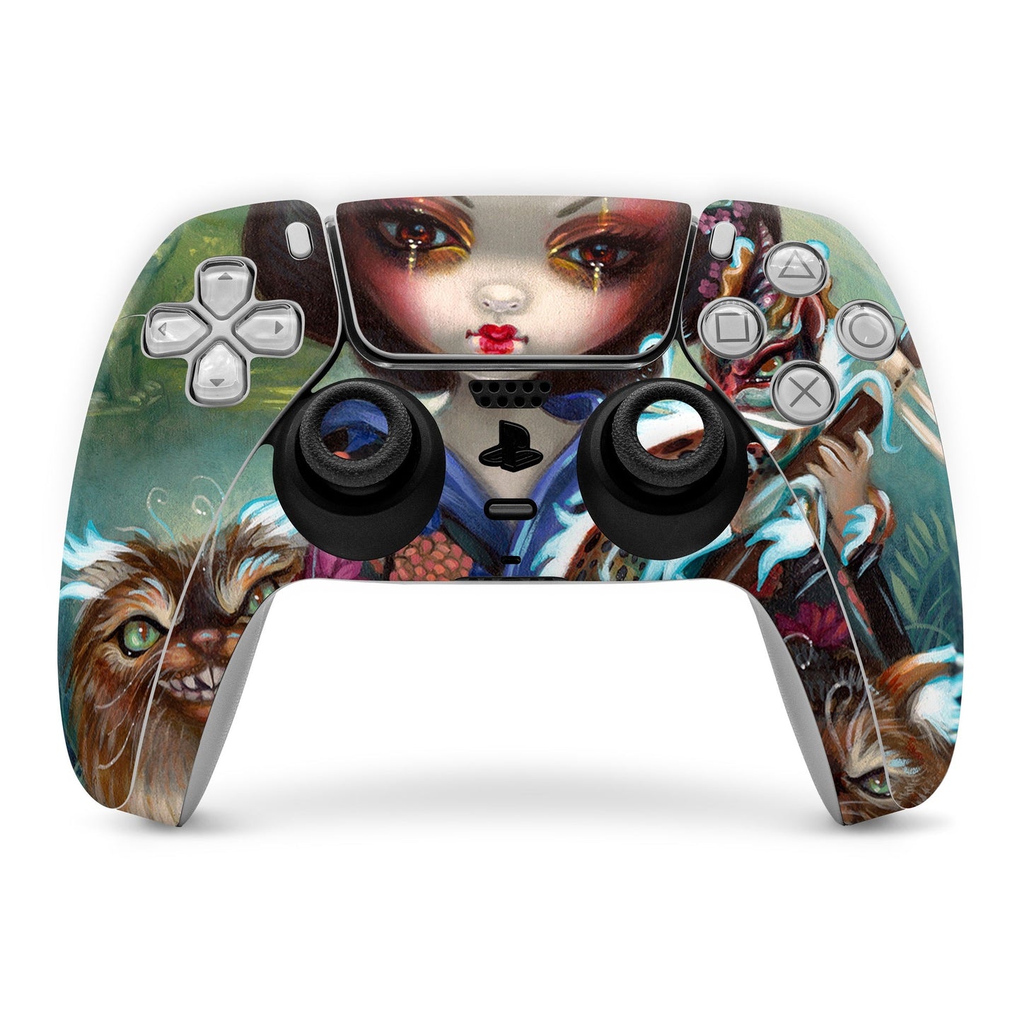 Kirin and Bakeneko - Sony PS5 Controller Skin