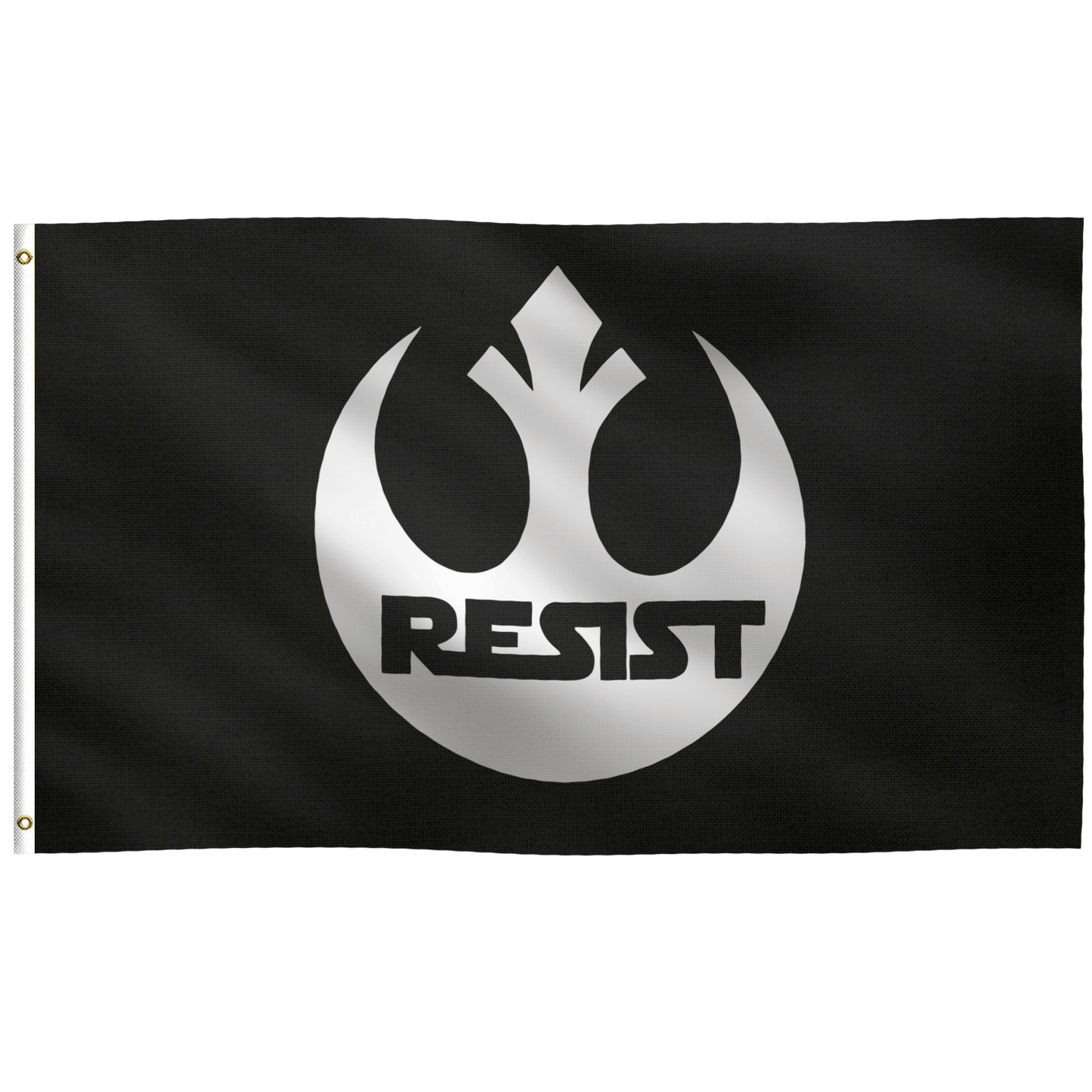 Star Wars Rebel Alliance Resist Flag (Black)