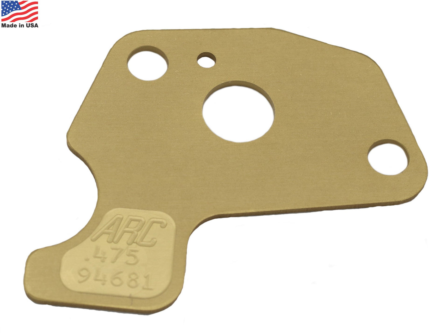 Yellow .475 Clone Engine Restrictor Plate for Advanced Kart Tuning