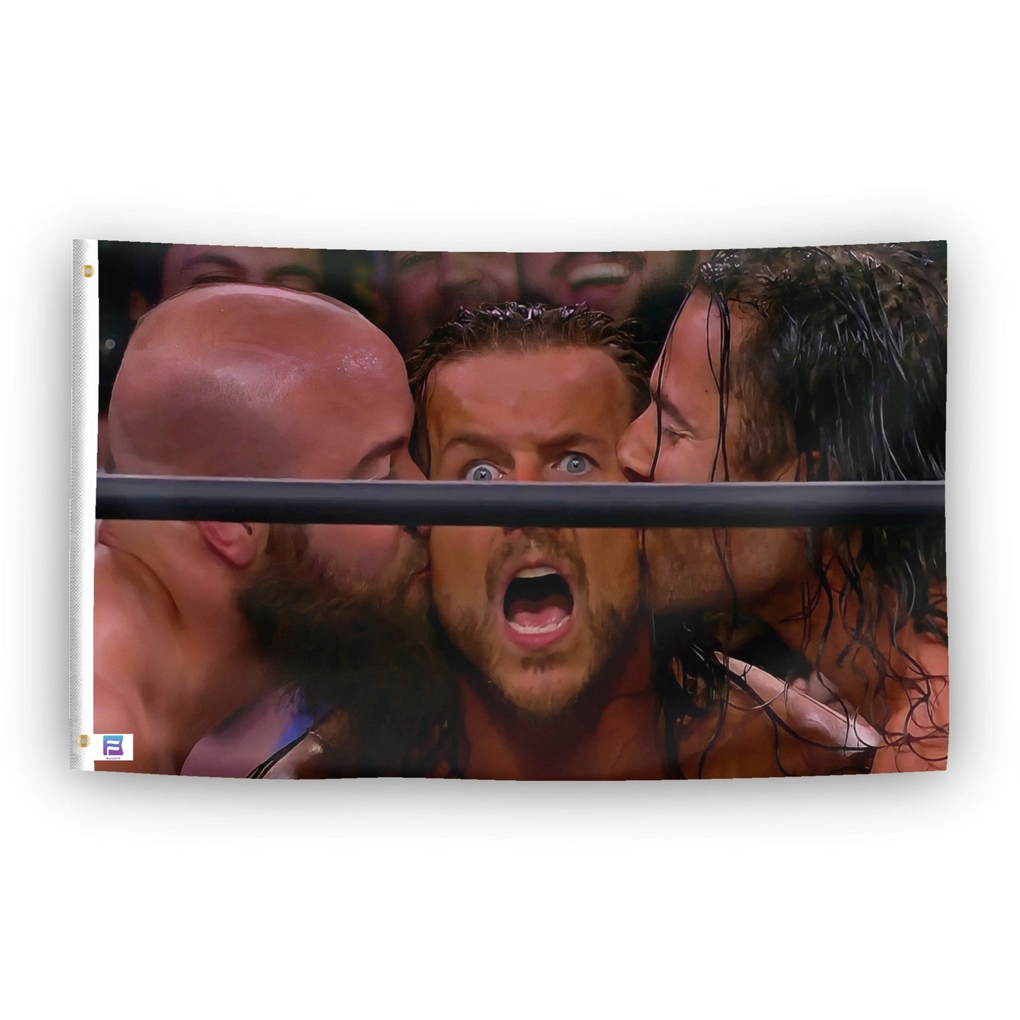 Ringside Surprise Kiss Meme Flag