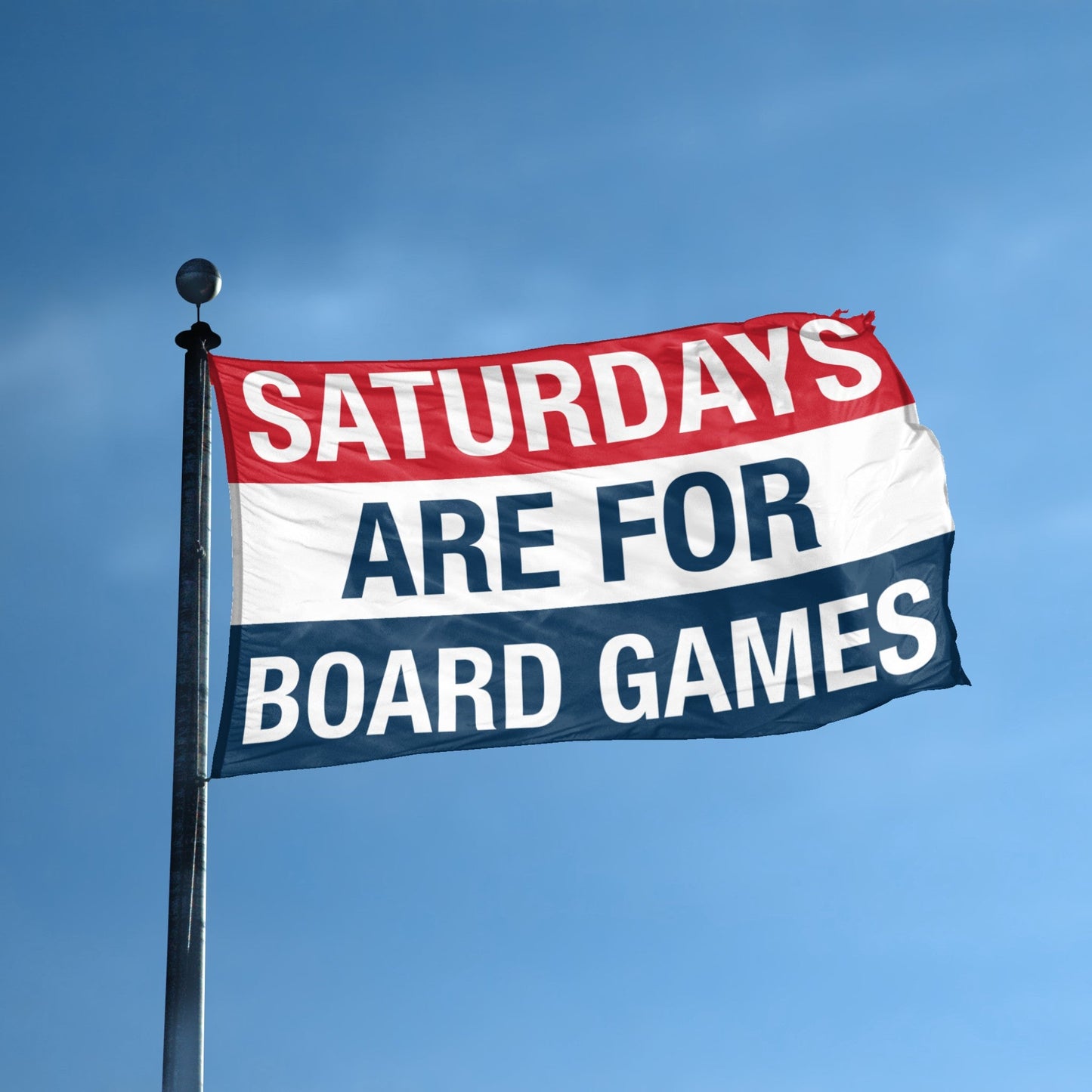 Saturdays Are for Board Games Flag