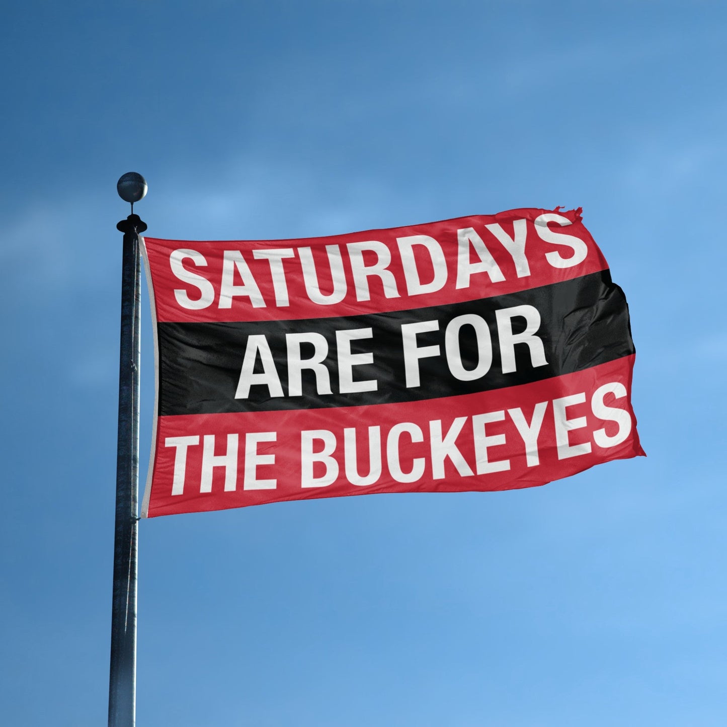Saturdays Are for the Buckeyes Flag