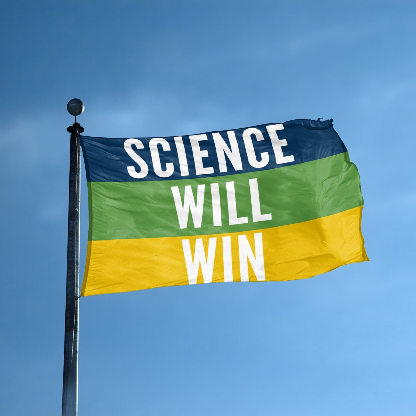 Science Will Win Flag