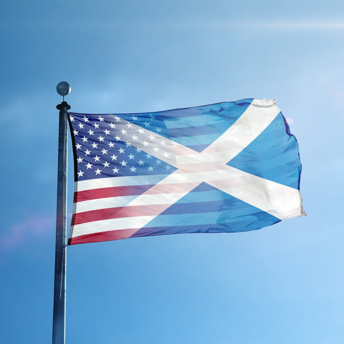 Scottish American Hybrid Flag