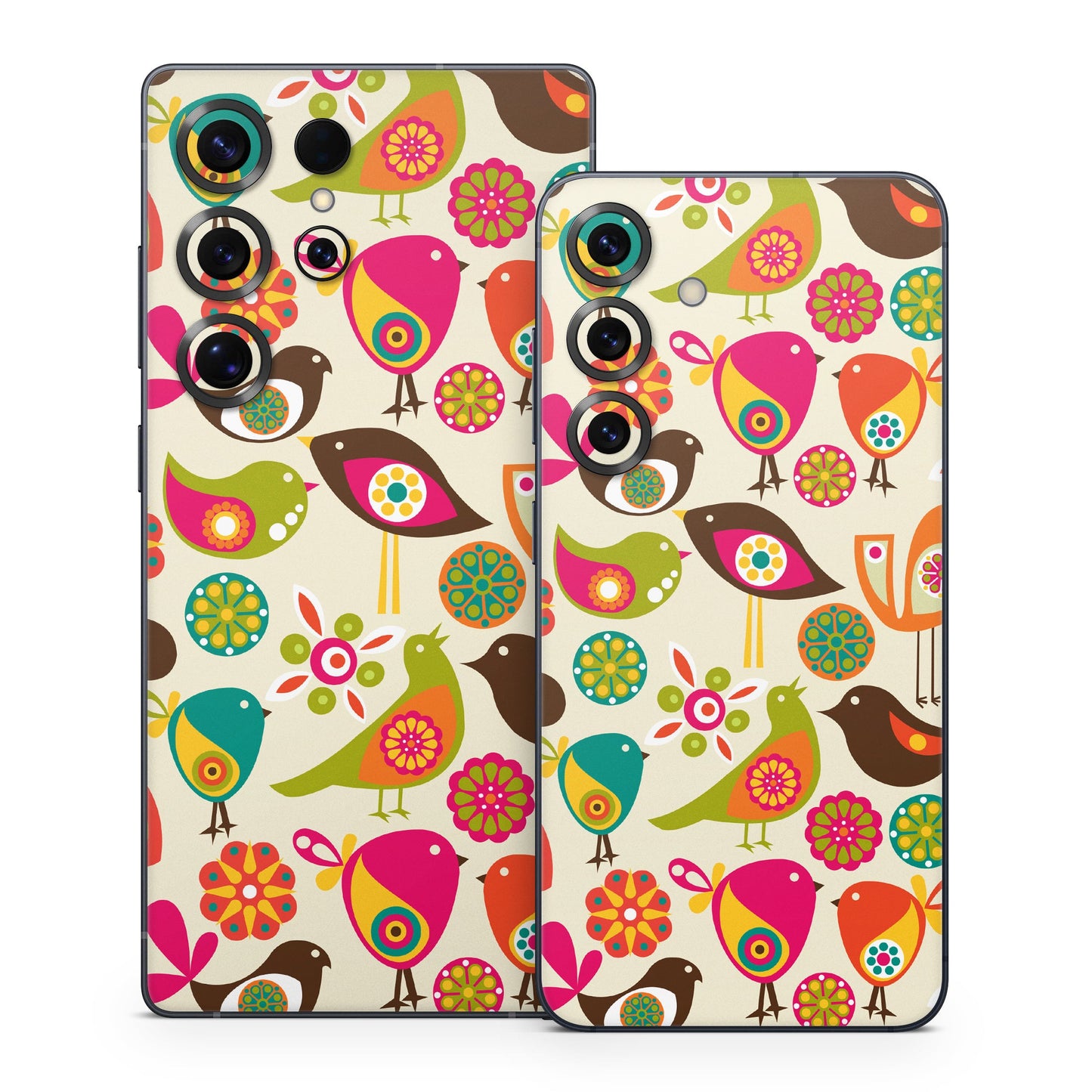Bird Flowers - Samsung Galaxy S25 Skin