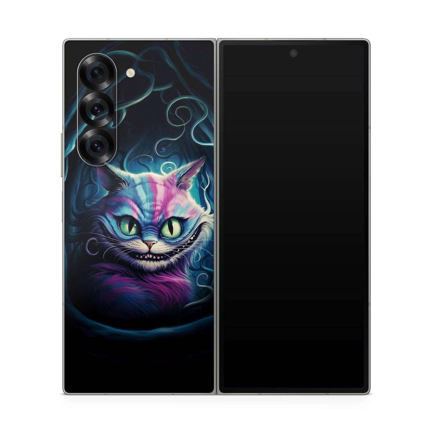 Blue Cheshire Cat - Samsung Galaxy Z Fold6 Skin