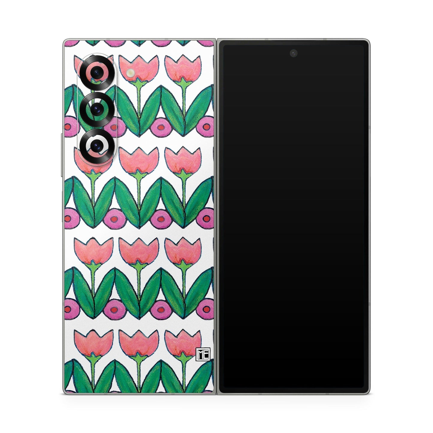 Deco Tulips - Samsung Galaxy Z Fold6 Skin