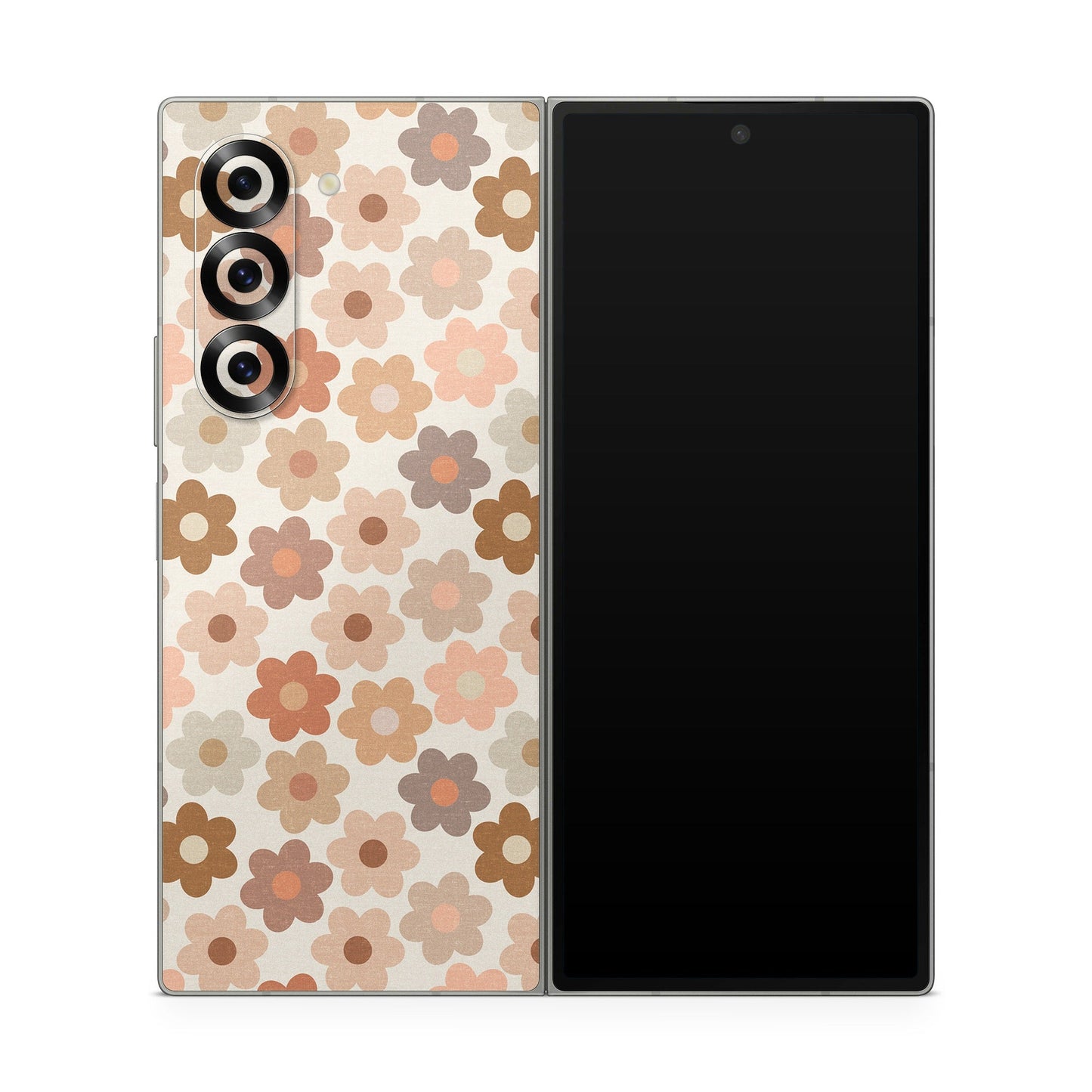 Terracotta Daisies - Samsung Galaxy Z Fold6 Skin