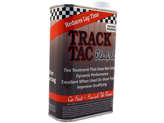Track-Tac Black Sand Tire Prep for Hard Slick Tracks - Quart