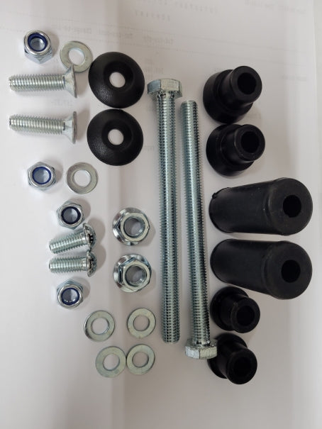 Durable 30mm Rear Bumper Hardware Kit for Secure Kart Mounting