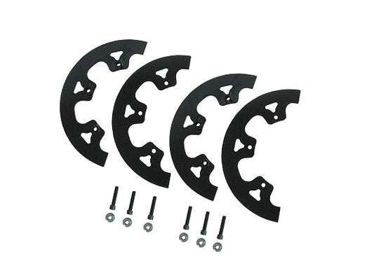 Durable Black Aluminum Sprocket Guide 9 Inch for Kart Drive Protection