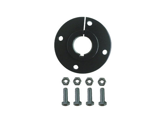 Sleek Black 1-Inch Billet Brake Hub with Included Hardware
