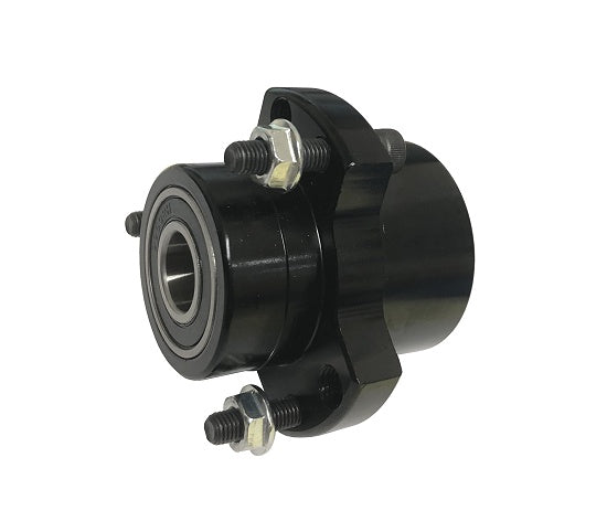 Black Stepped Front Hub with 5/8" Outer and 3/4" Inner Bearings