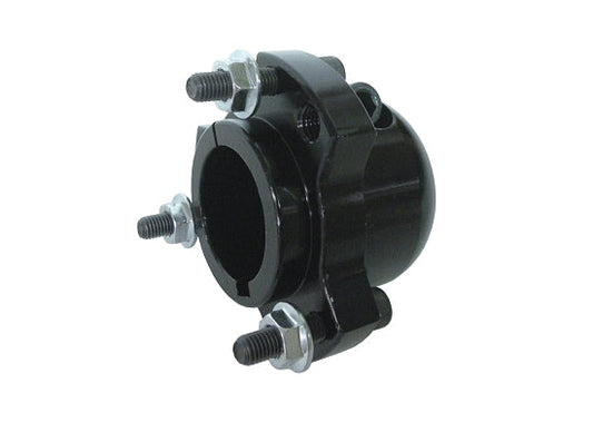 Durable 1 1/4" Black Rear Wheel Hub for Reliable Kart Traction