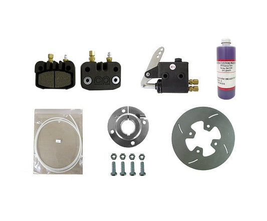 Full MCP Complete Brake System Kit with Non-Adjustable Caliper and 1.25" Hub