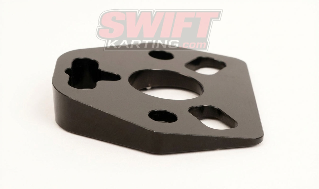 15 Degree Black Anodized Steering Wedge for Kart Hubs