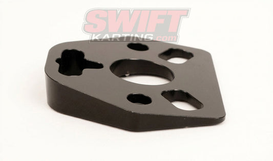 15 Degree Black Anodized Steering Wedge for Kart Hubs