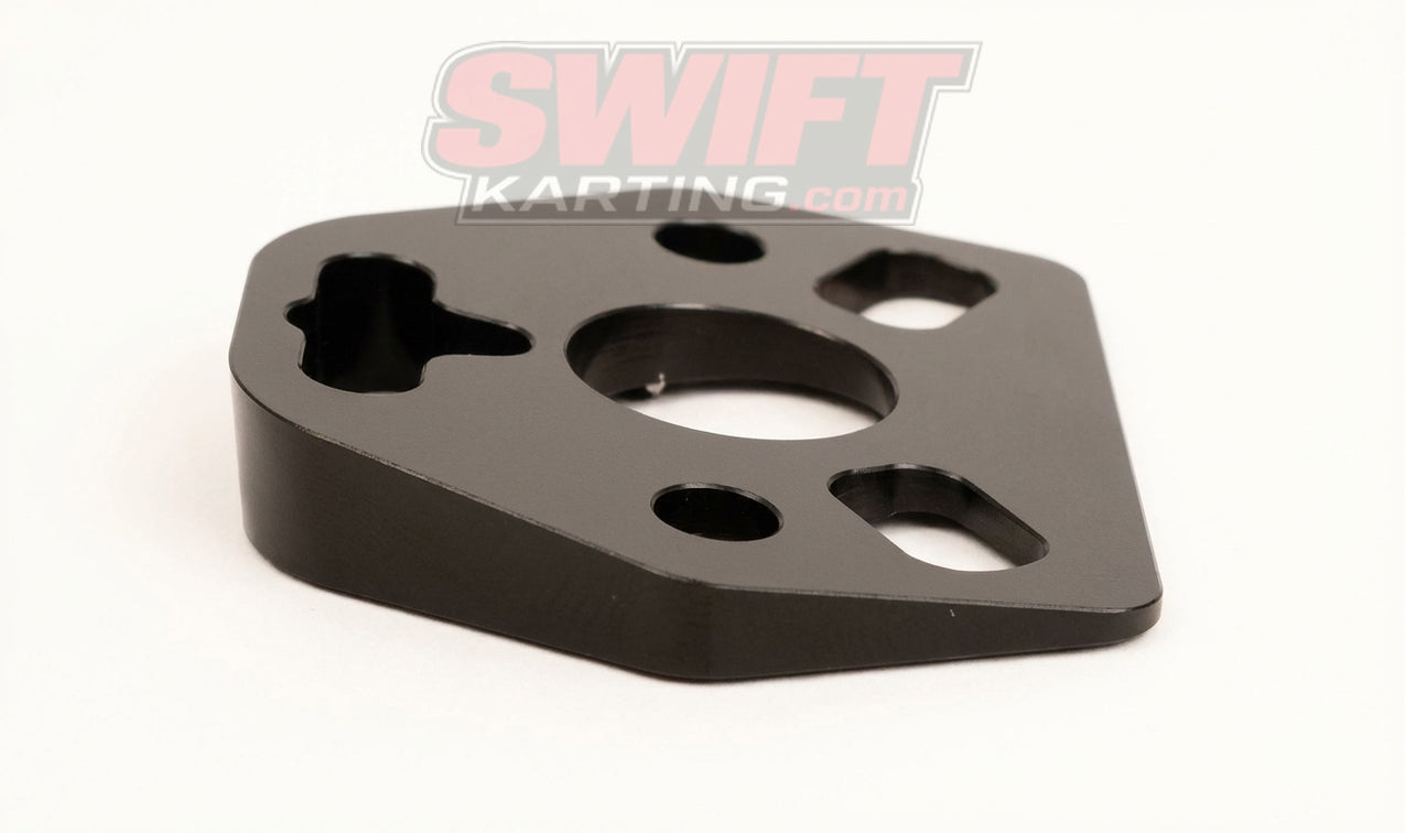 15 Degree Black Anodized Steering Wedge for Kart Hubs
