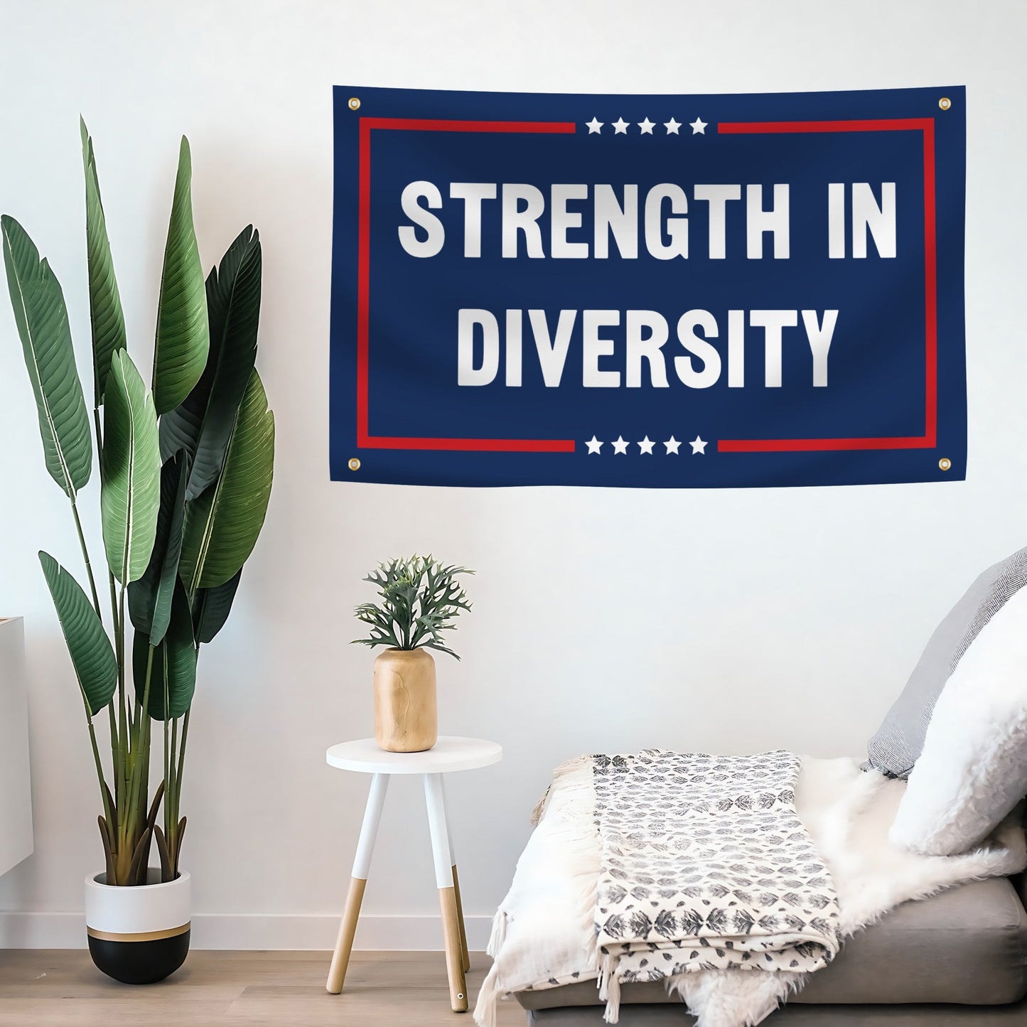 Strength In Diversity Political Flag