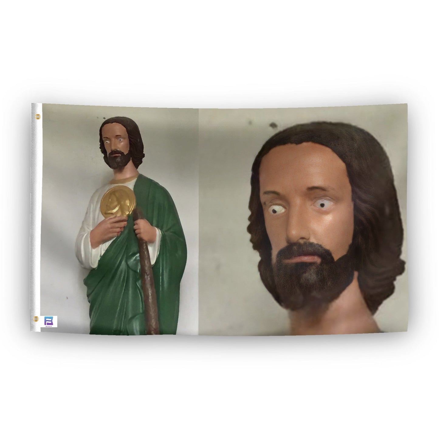 Surprised Saint Meme Flag