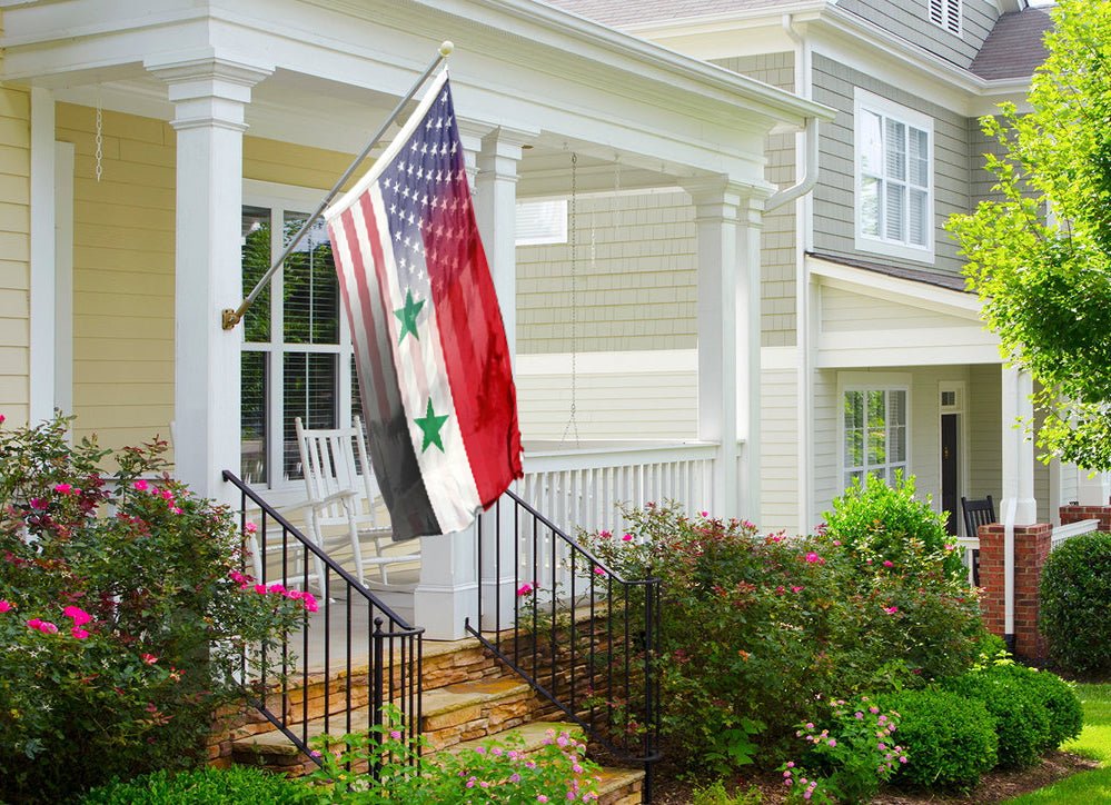 Syrian American Hybrid Flag